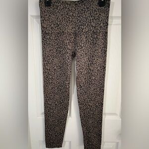 Spanx leopard print leggings size XL